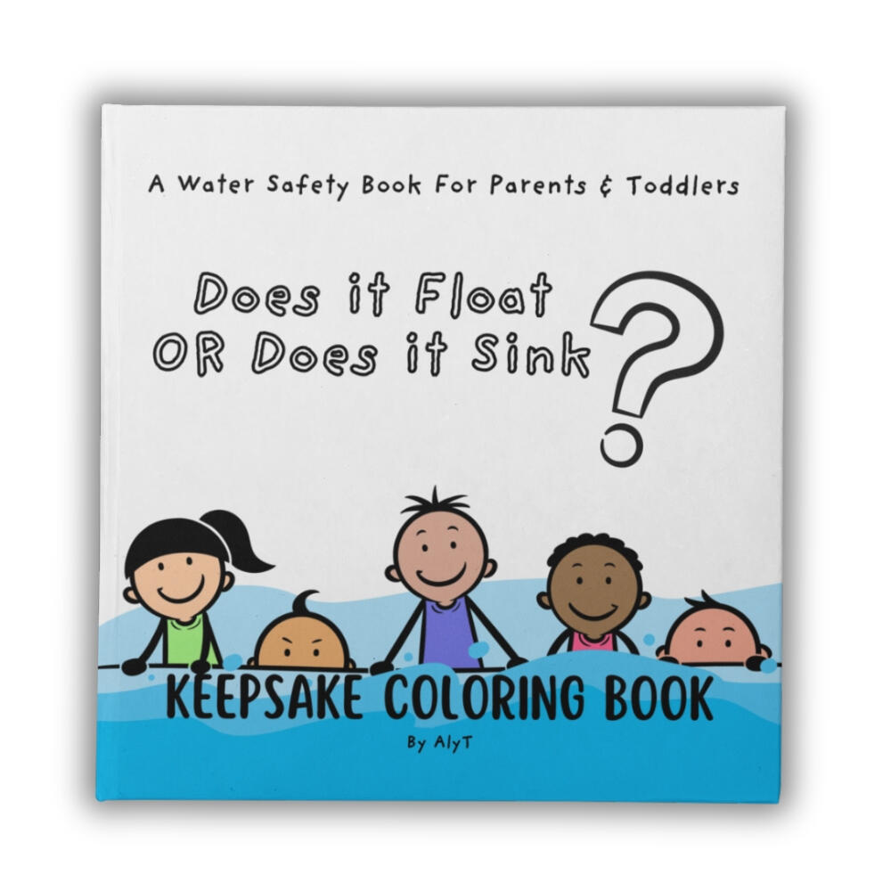 Float or Sink keepsake coloring book for toddlers